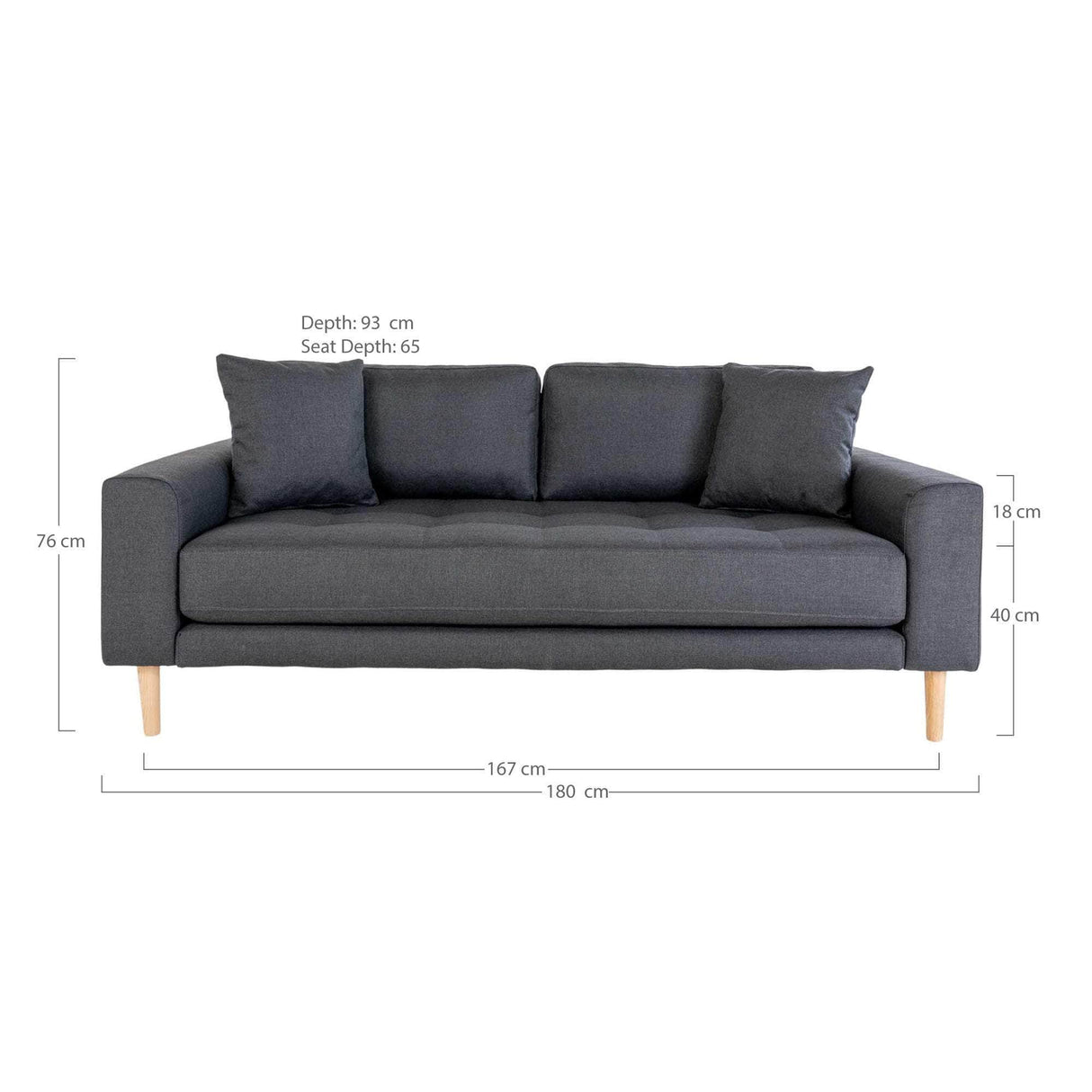 House Nordic Lido 2,5 Personers Sofa