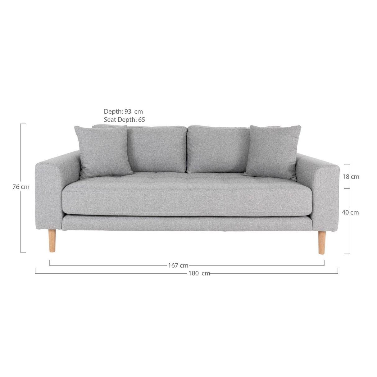 House Nordic Lido 2,5 Personers Sofa