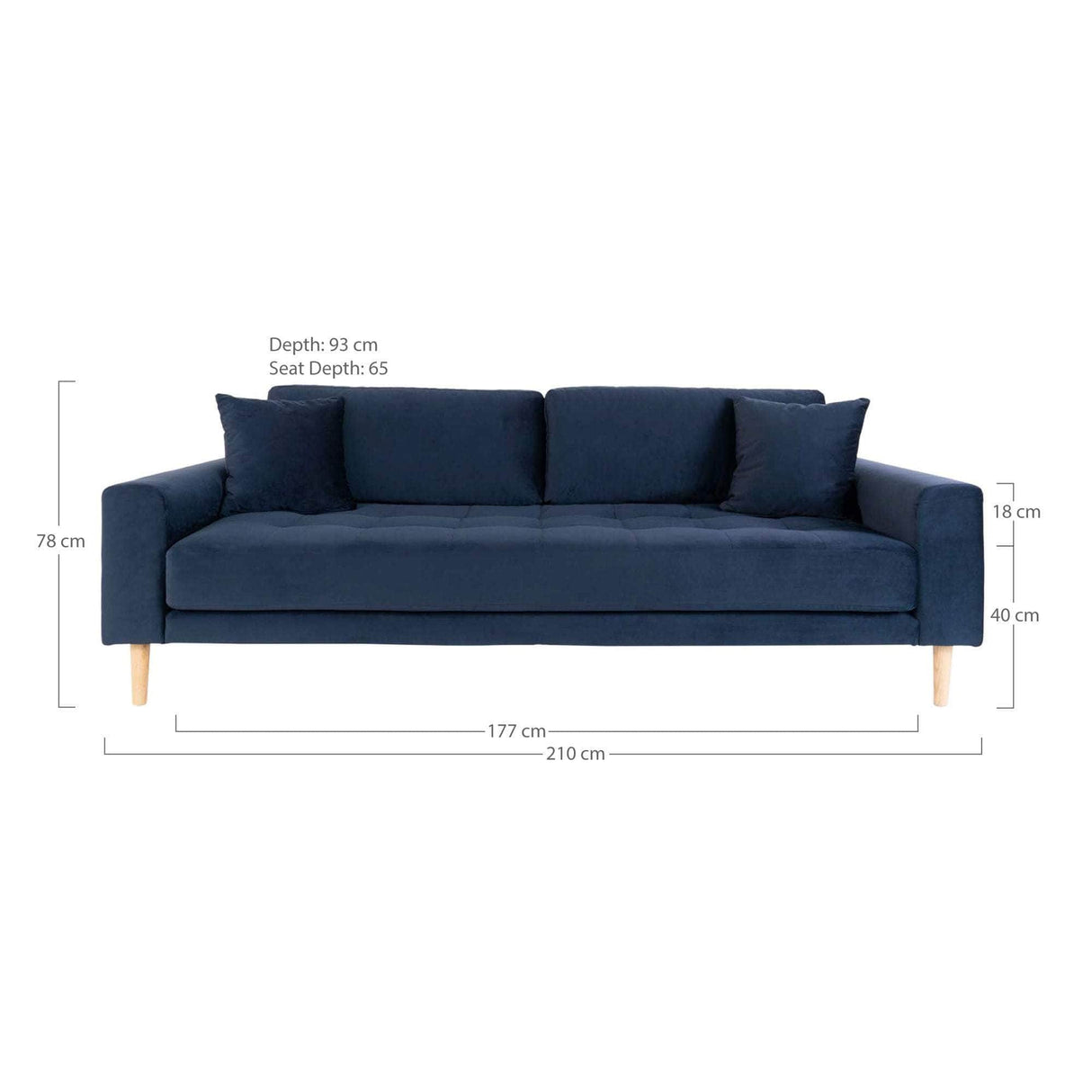 House Nordic Lido 3 Personers Sofa