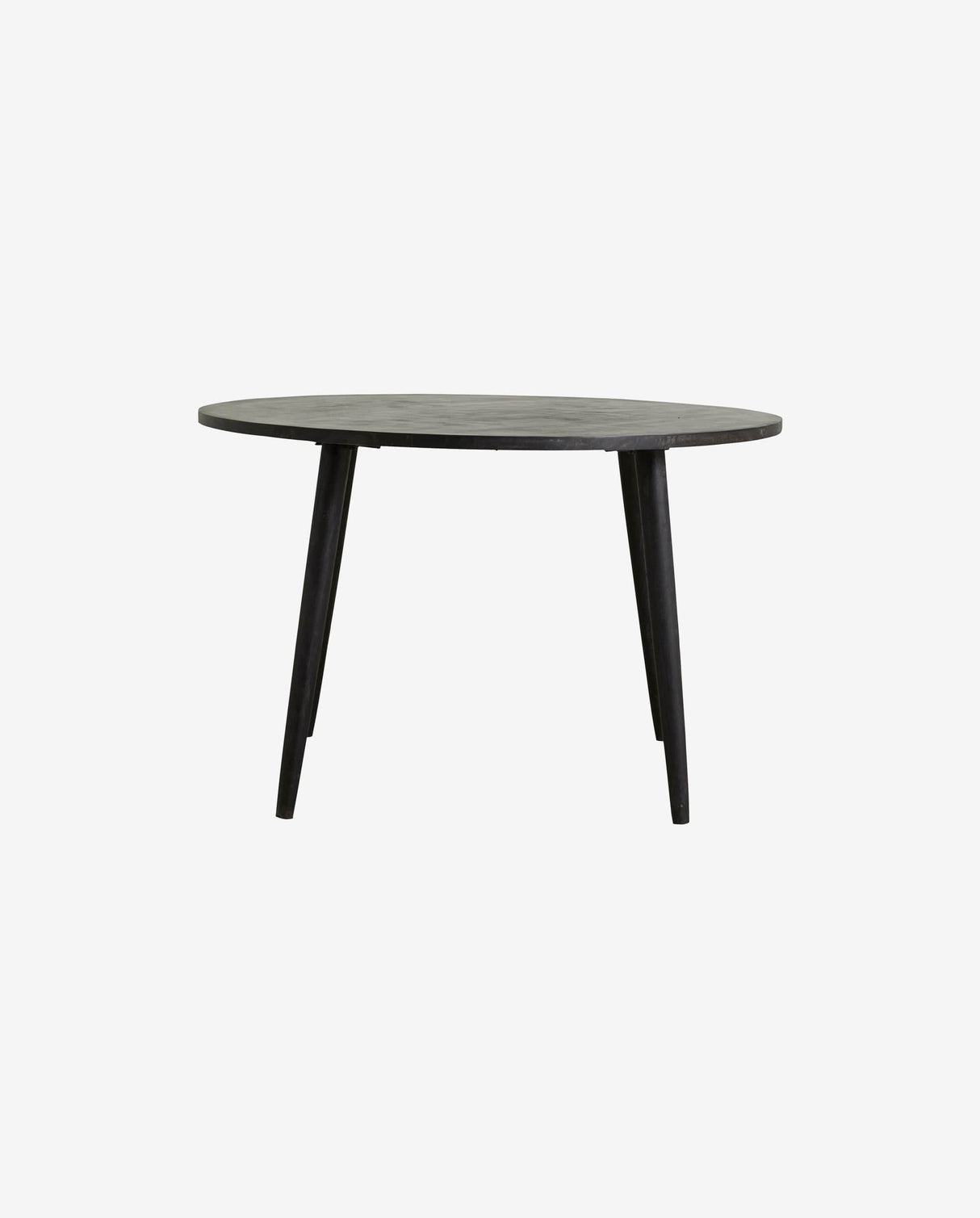 Nordal HAU round dining table, black wood
