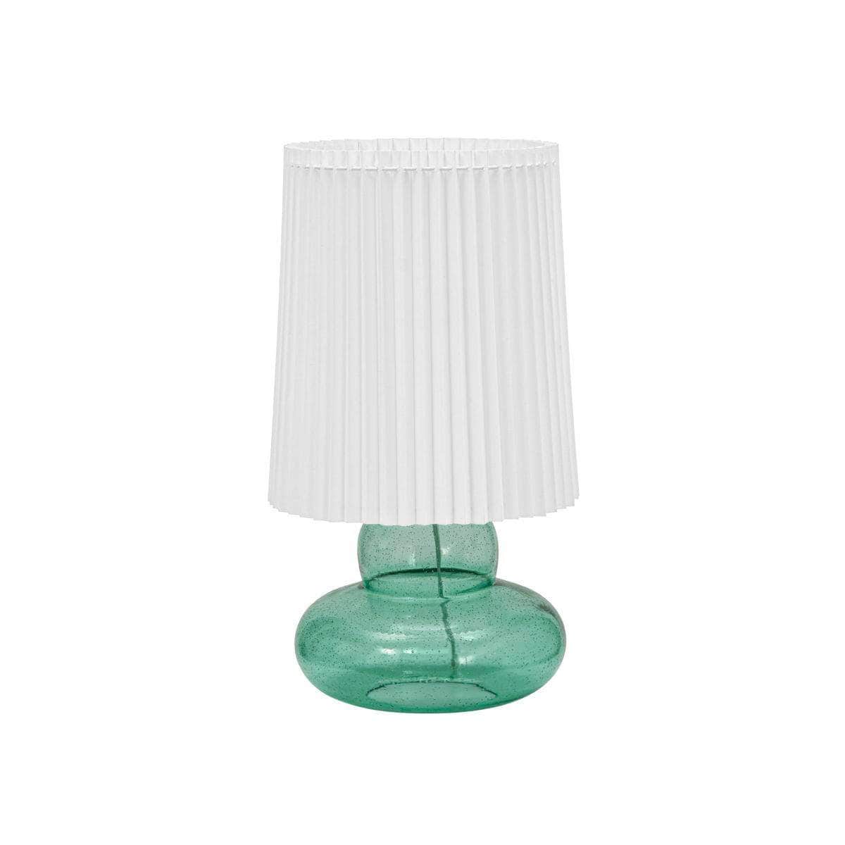House Doctor Bordlampe inkl. lampeskærm, Ribe, Grøn