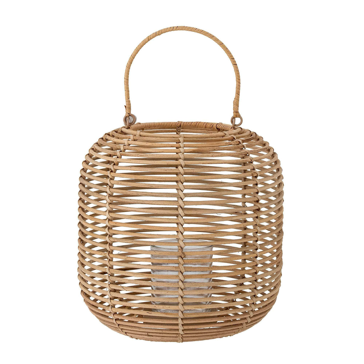 Bloomingville Nei Lanterne m/Glas, Natur, Rattan