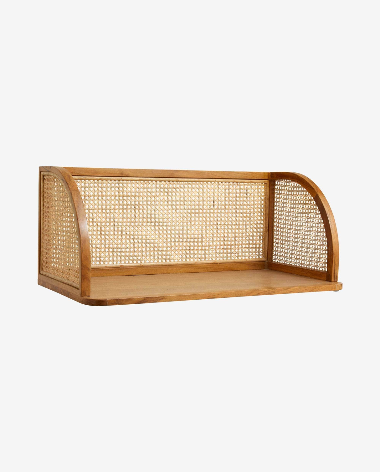 Nordal MERGE wall table w/rattan, natural