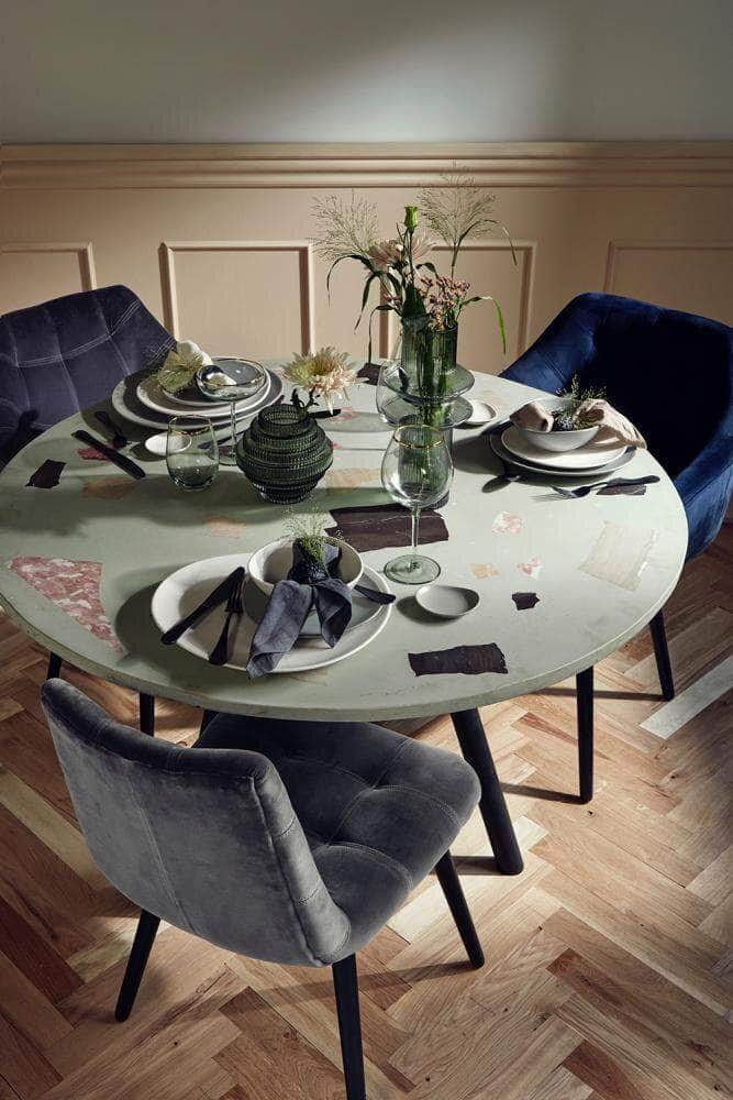 Nordal TERRAZZO coffee table, pistachio green
