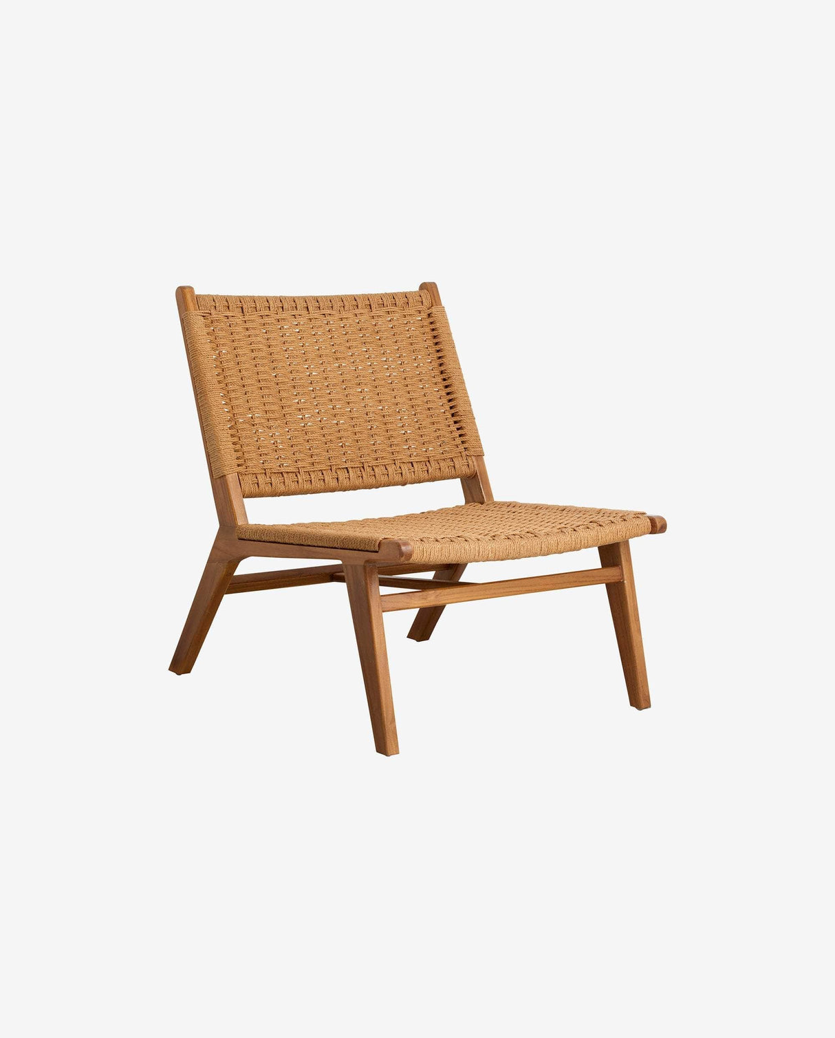 Nordal CLUB lounge chair, teak/weaving