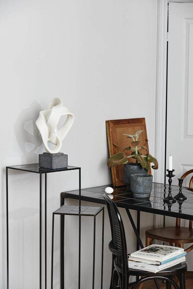 Nordal ROSALA deco stand, black/white