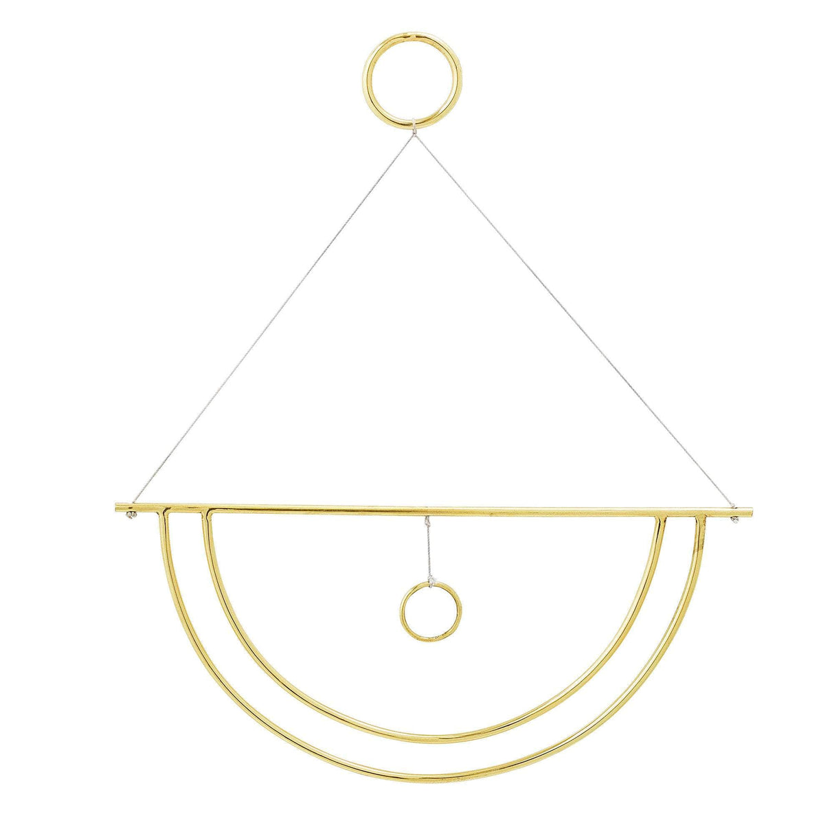 Bloomingville Tahir Væg Dekoration, Guld, Metal