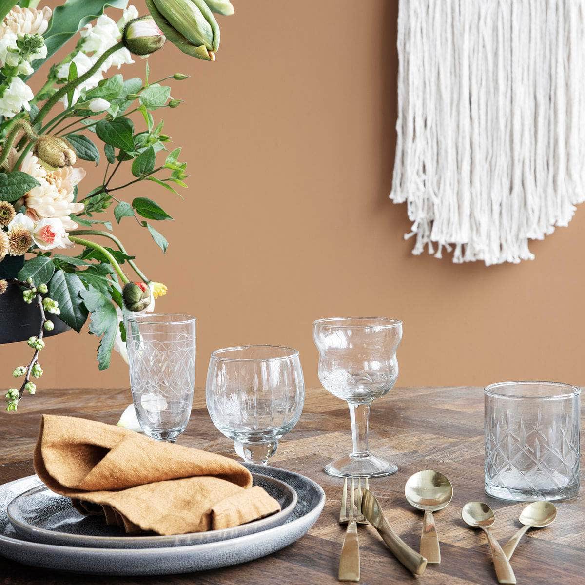 House Doctor Hvidvinsglas, Vintage, Klar