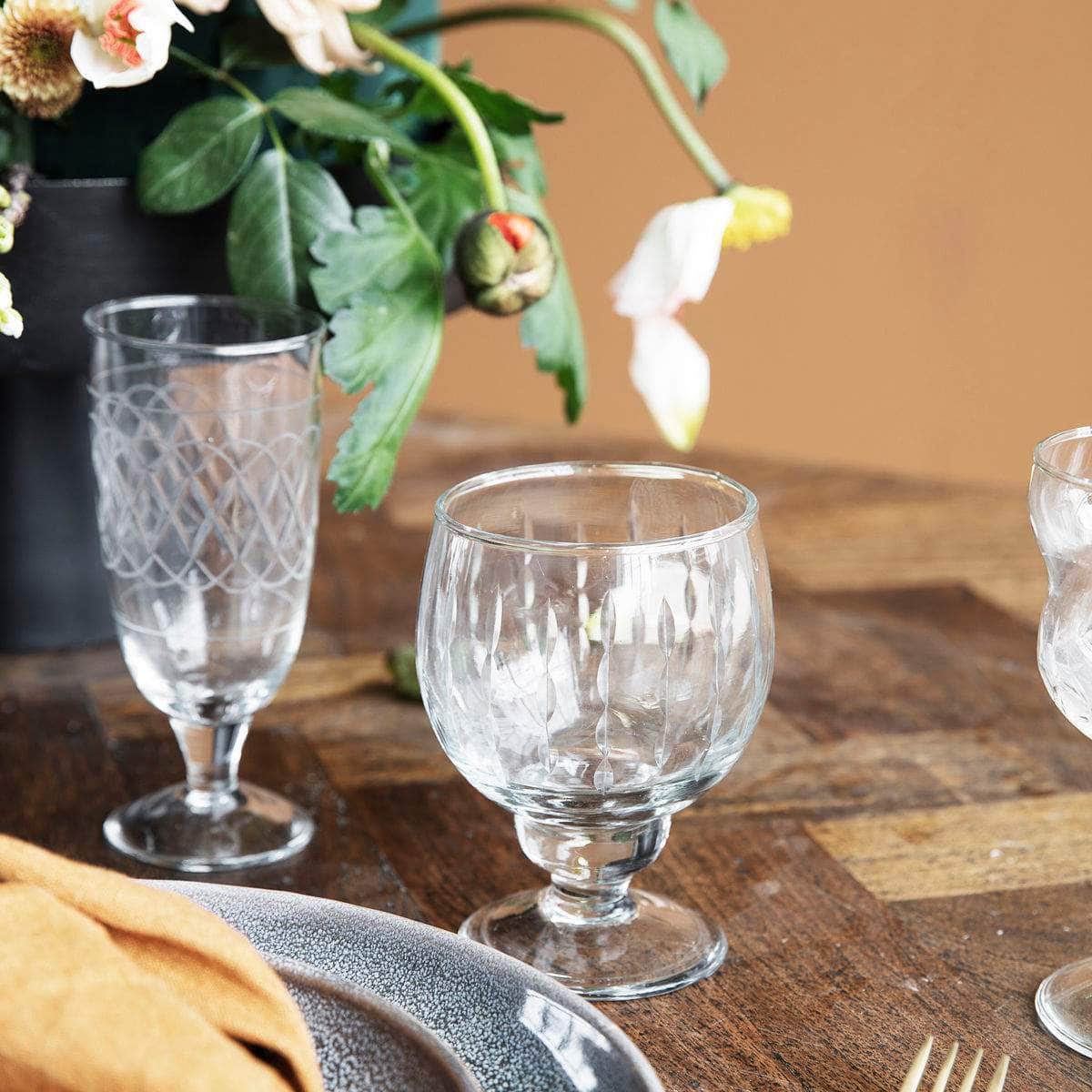 House Doctor Hvidvinsglas, Vintage, Klar