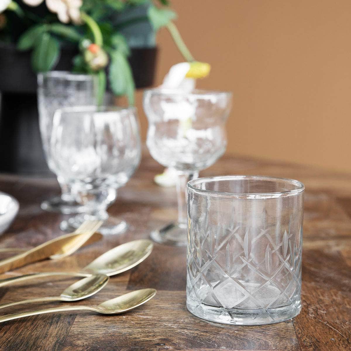 House Doctor Whiskyglas, Vintage, Klar