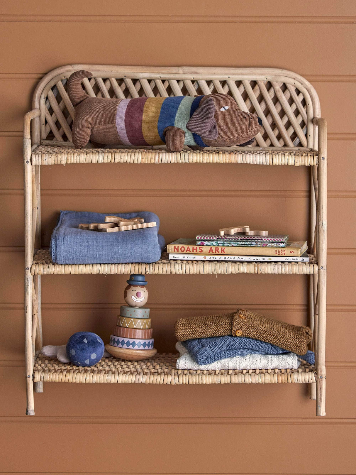 Bloomingville MINI Charlie Soft Toy, Brun, Bomuld