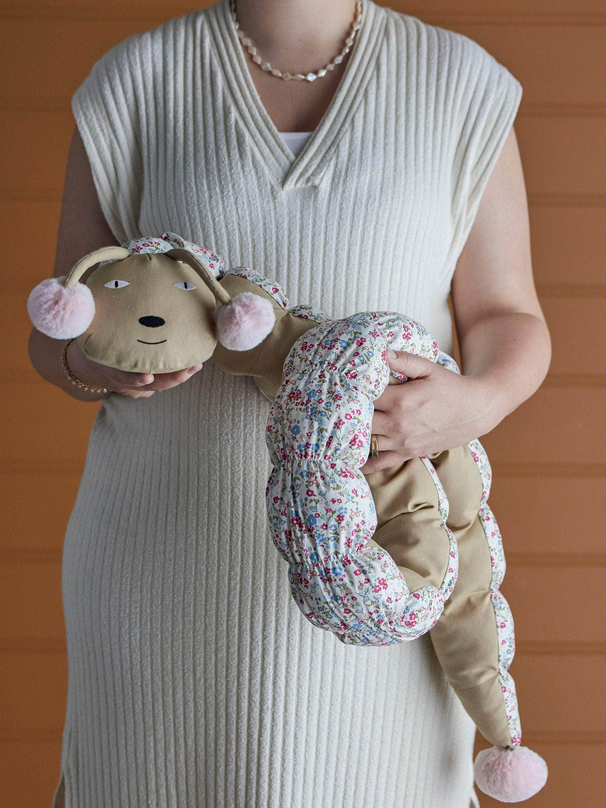 Bloomingville MINI Sofi Soft Toy, Rosa, Bomuld