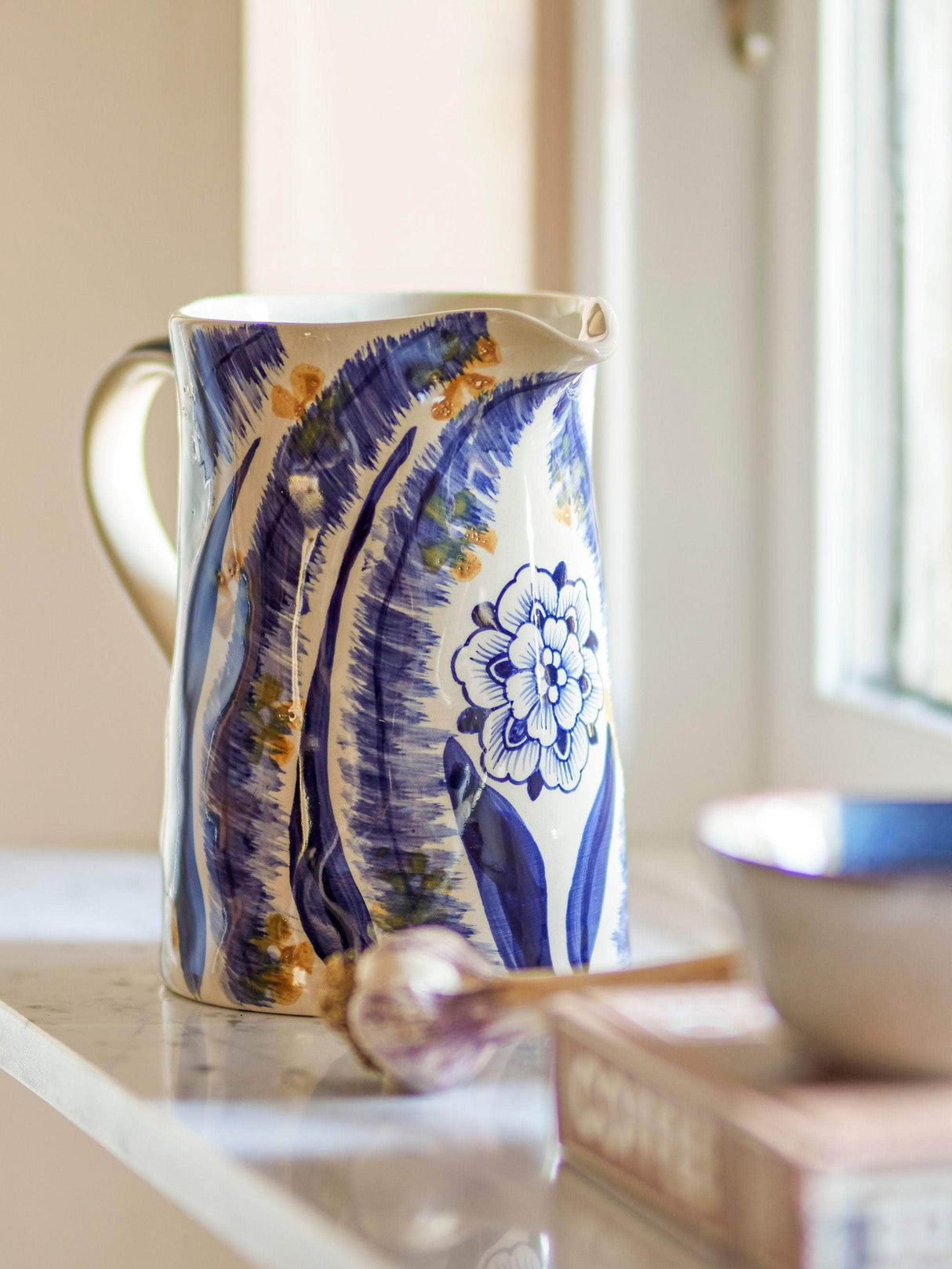 Bloomingville Anuuk Vase, Blå, Stentøj