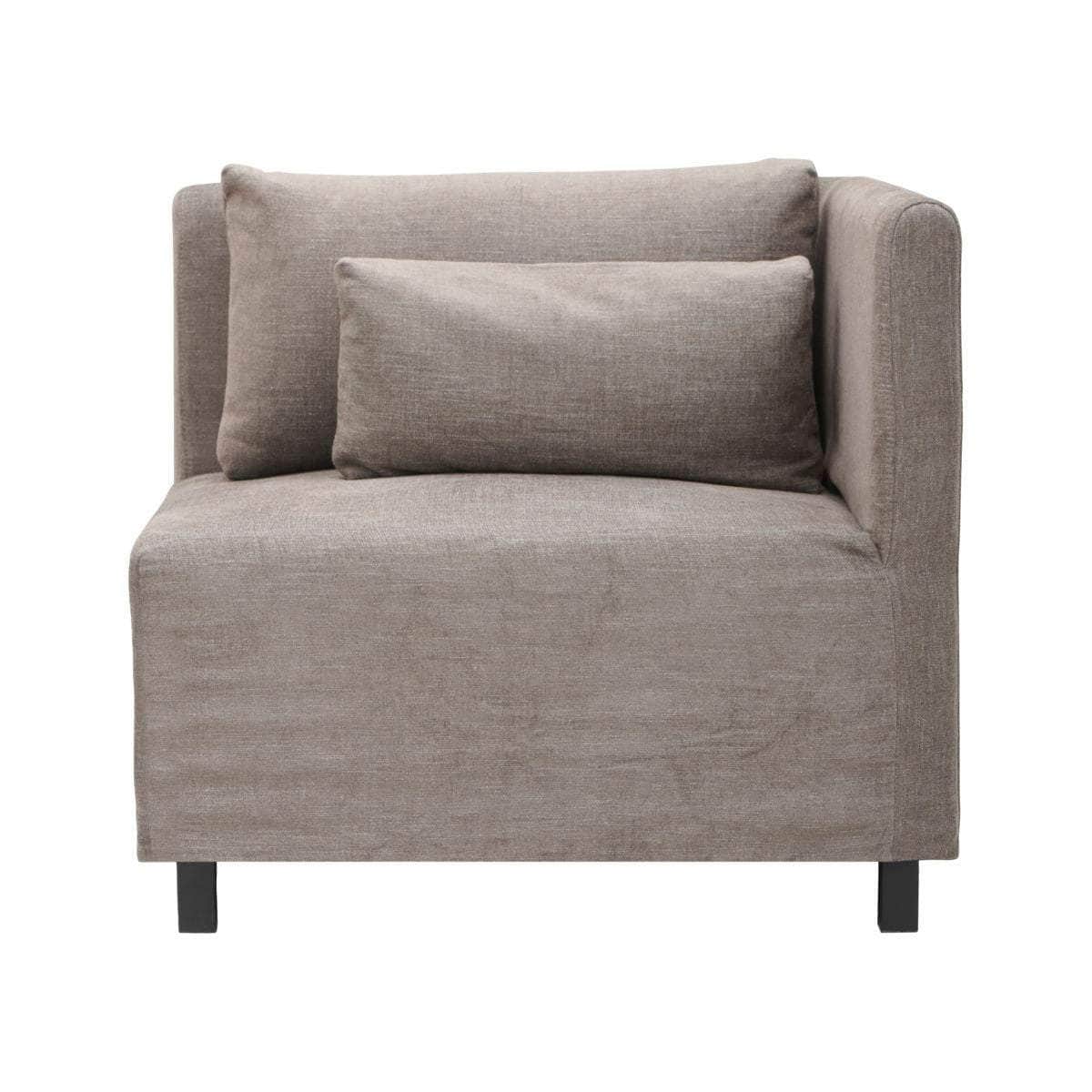 House Doctor Sofa, Hjørnesektion, Hazel Night, Grå/Brun