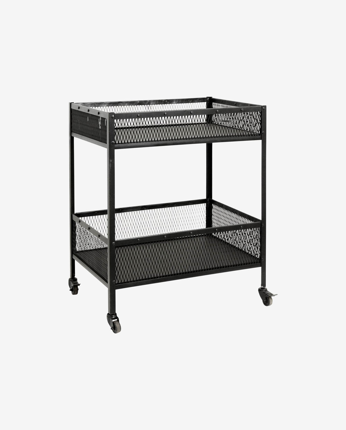 Nordal EASY trolley, black iron, L