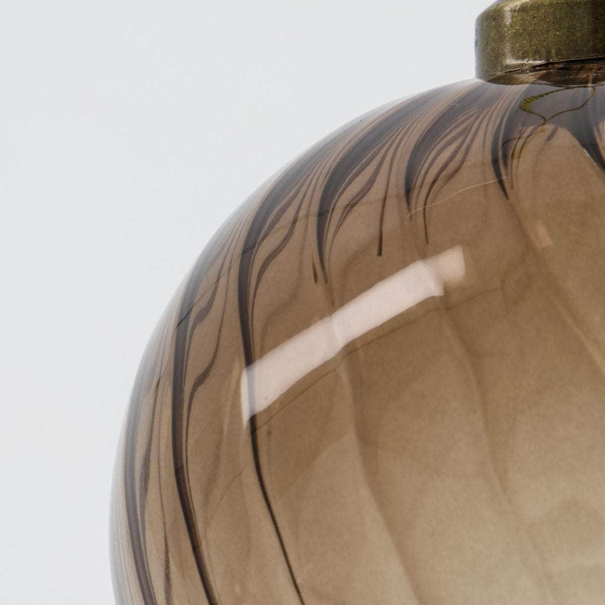 House Doctor Julepynt, Fluted, Amber