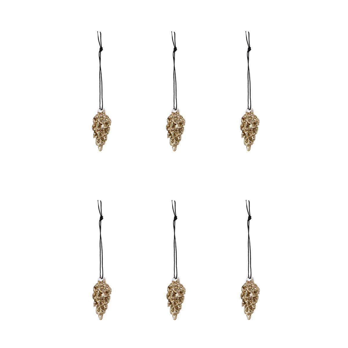 House Doctor Julepynt, Cone, Guld