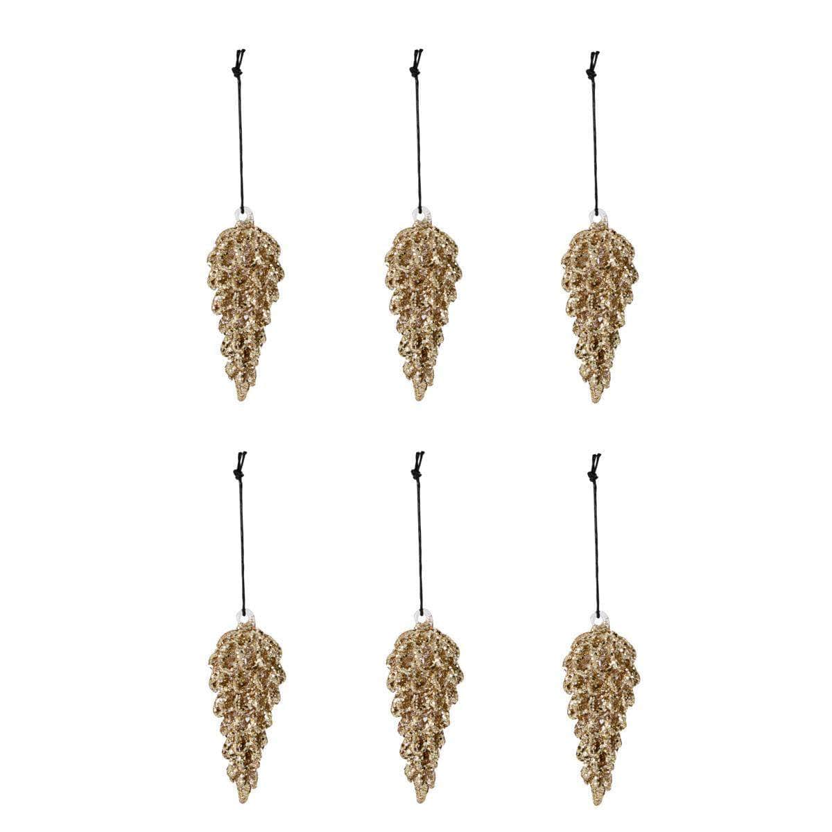 House Doctor Julepynt, Cone, Guld
