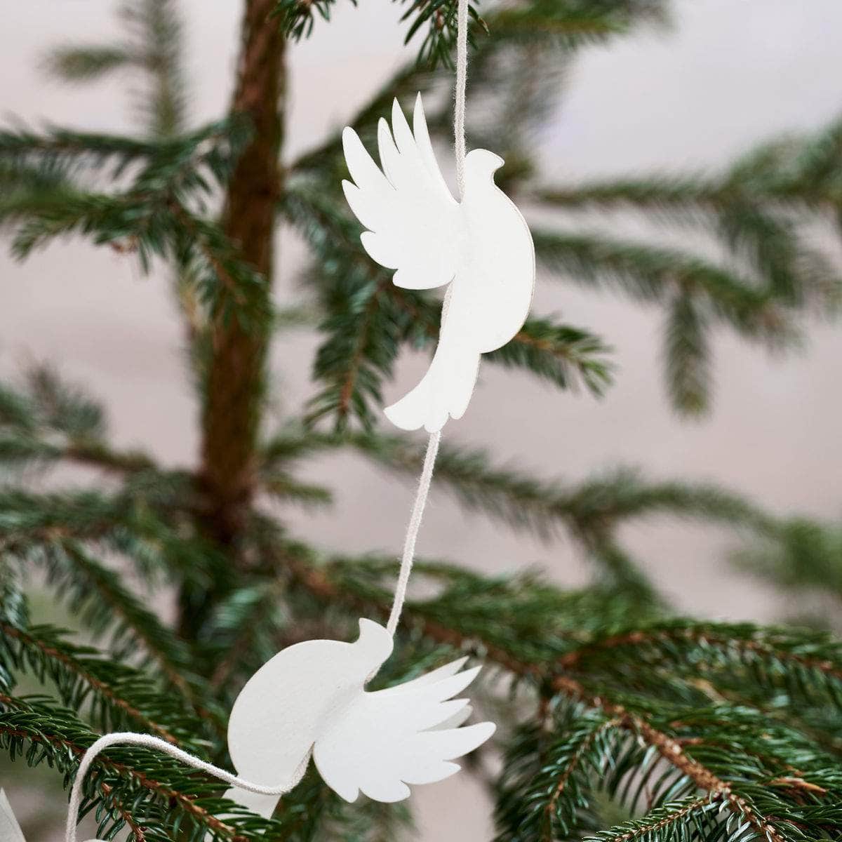House Doctor Guirlande, Bird, Råhvid
