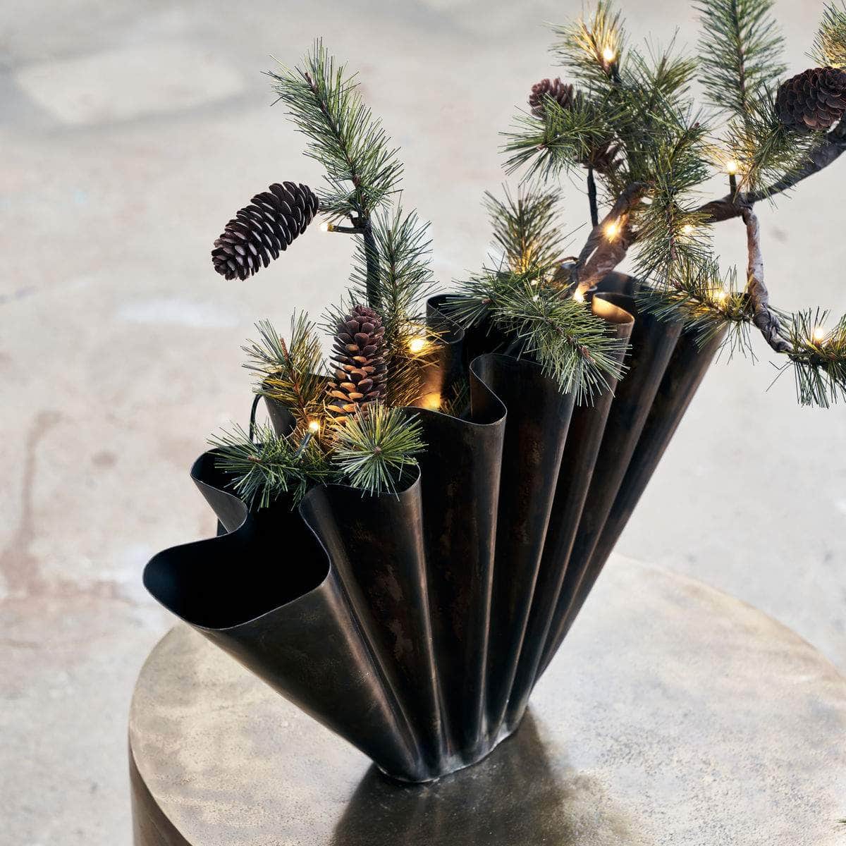 House Doctor Julegren med LED, Peuce, Natur