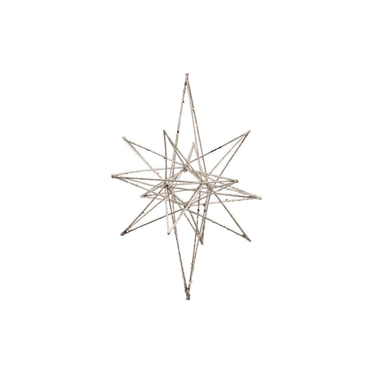 House Doctor Julepynt, Star, Champagne