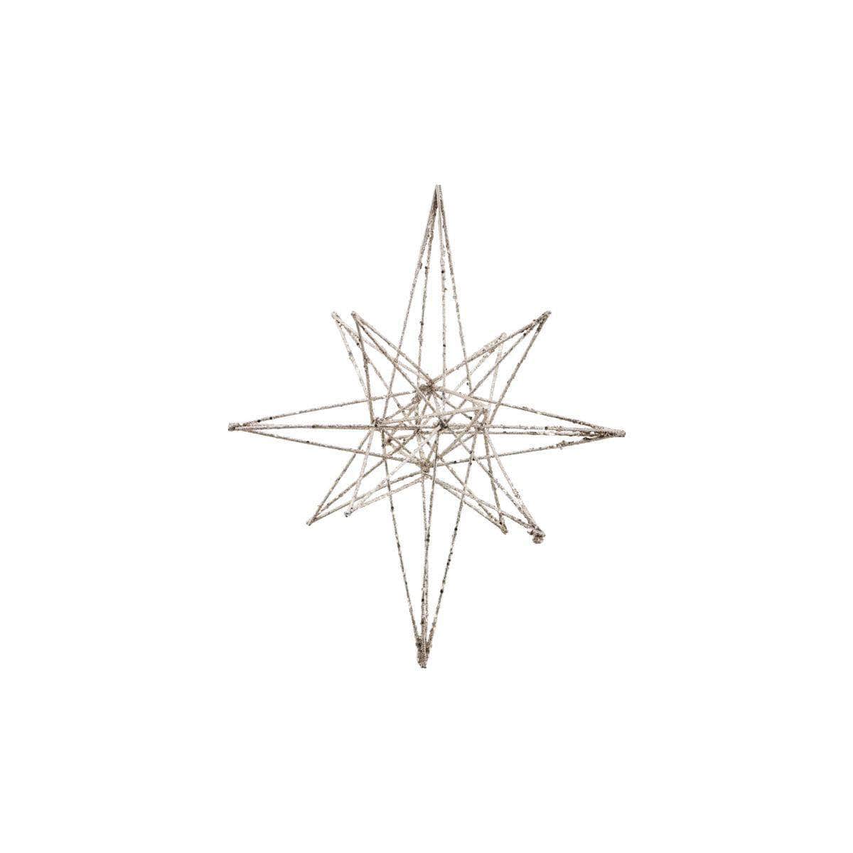 House Doctor Julepynt, Star, Champagne