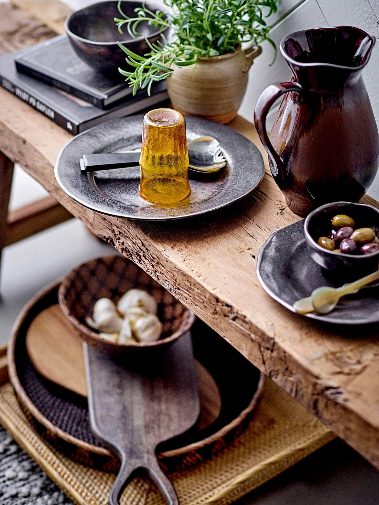Creative Collection Pascal Bænk, Natur, Genanvendt Træ