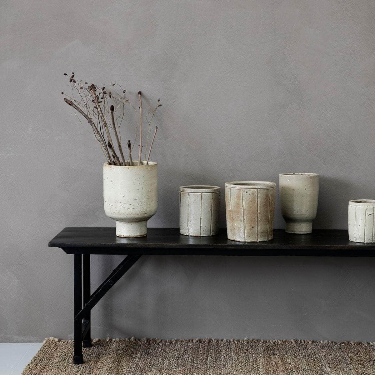 House Doctor Planter, Julian, Beige