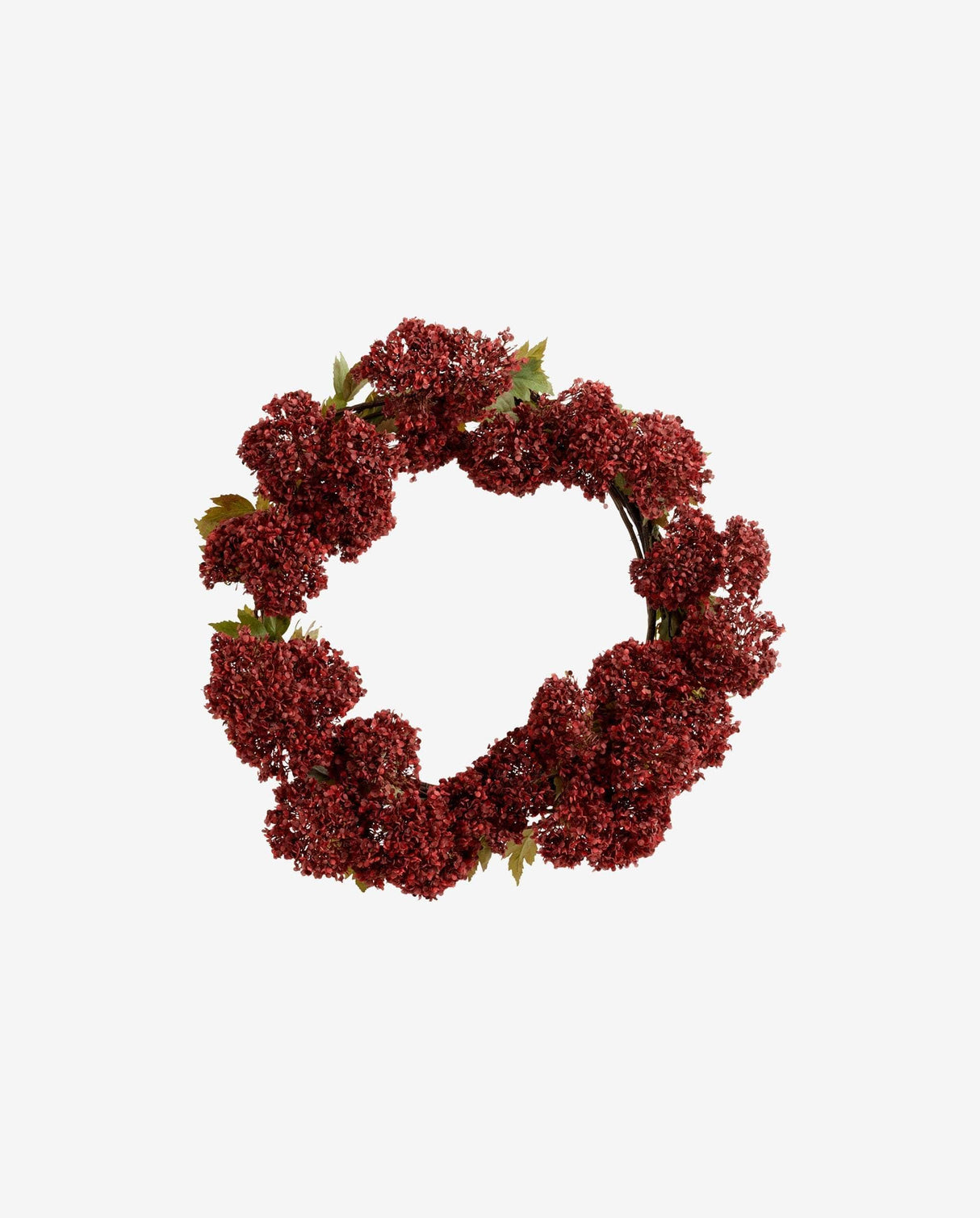 Nordal JURMO hydrangeas wreath, red