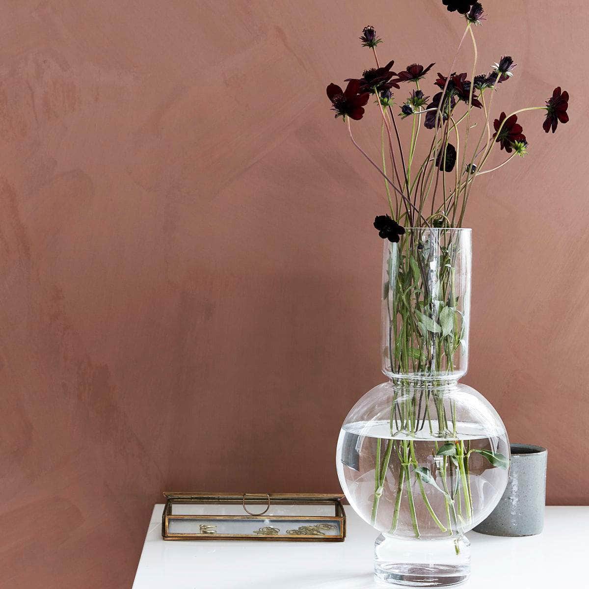 House Doctor Vase, Bubble, Klar