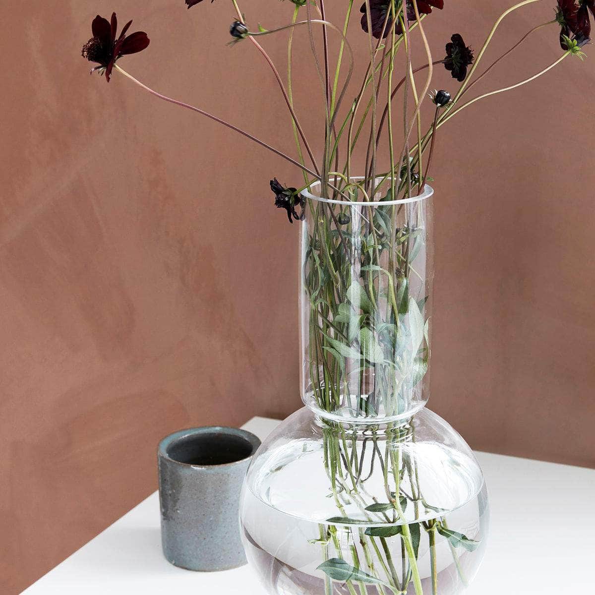 House Doctor Vase, Bubble, Klar
