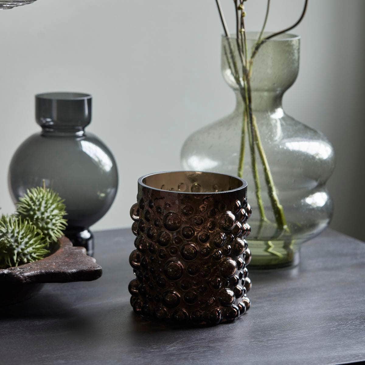 House Doctor Vase, Foam, Brun
