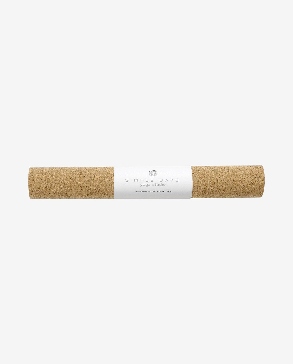 Nordal YOGA mat, cork w. black rubber