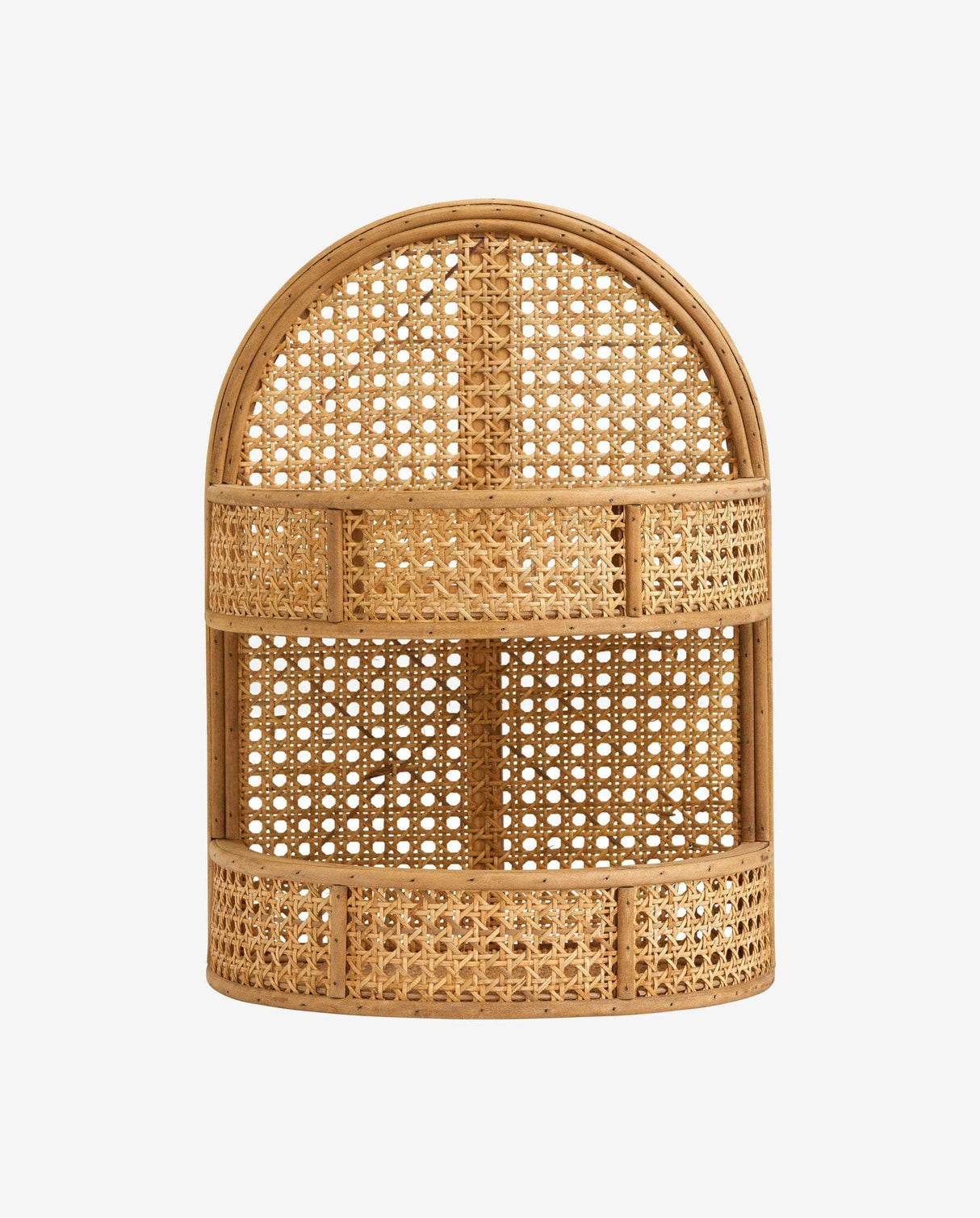 Nordal KUTA rattan shelf, L, nature