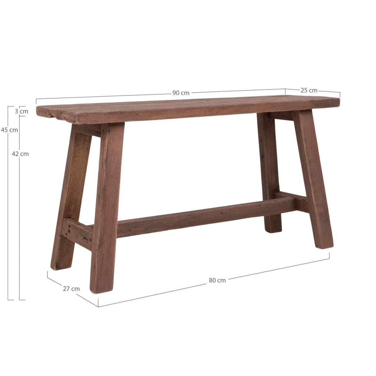 House Nordic Barcelona Teak Bænk