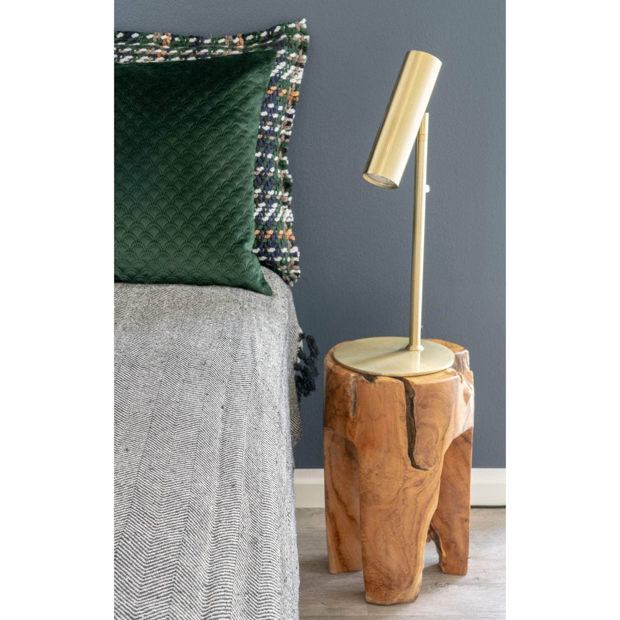 House Nordic Rose Teak Taburet