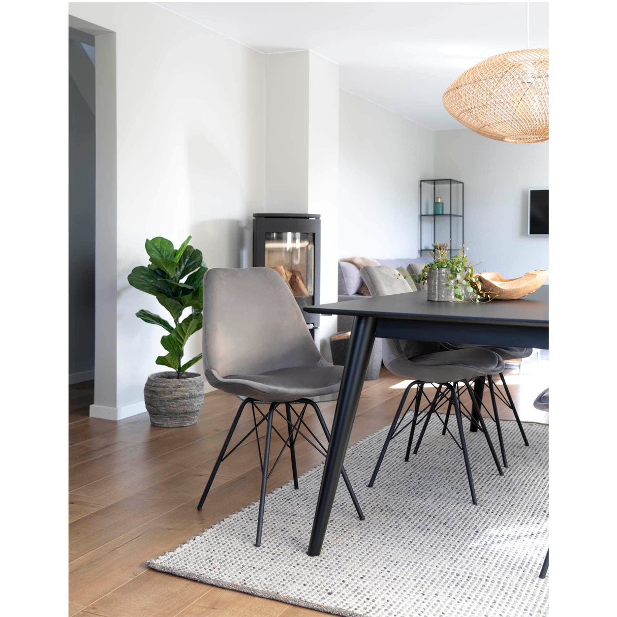 House Nordic Oslo Spisebordsstol - Sæt af 2