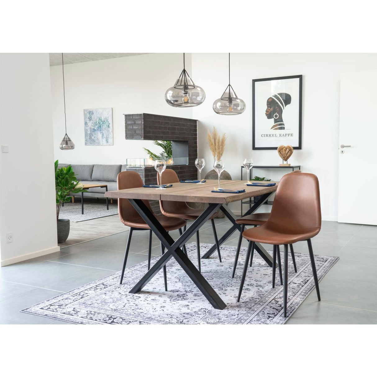 House Nordic Stockholm Spisebordsstol - Sæt af 2