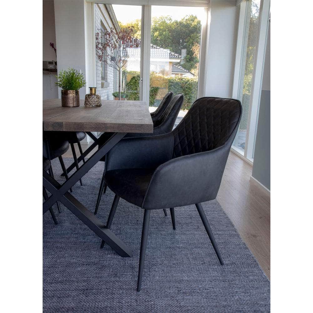 House Nordic Harbo Spisebordsstol - Sæt af 2