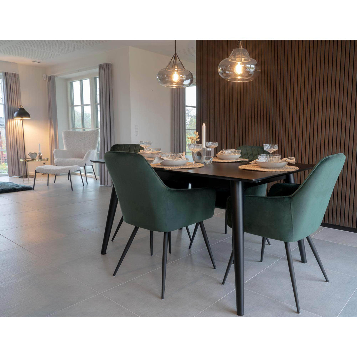 House Nordic Harbo Spisebordsstol - Sæt af 2