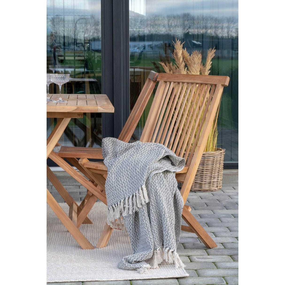 House Nordic Toledo Teak Spisebordstol - Sæt af 2