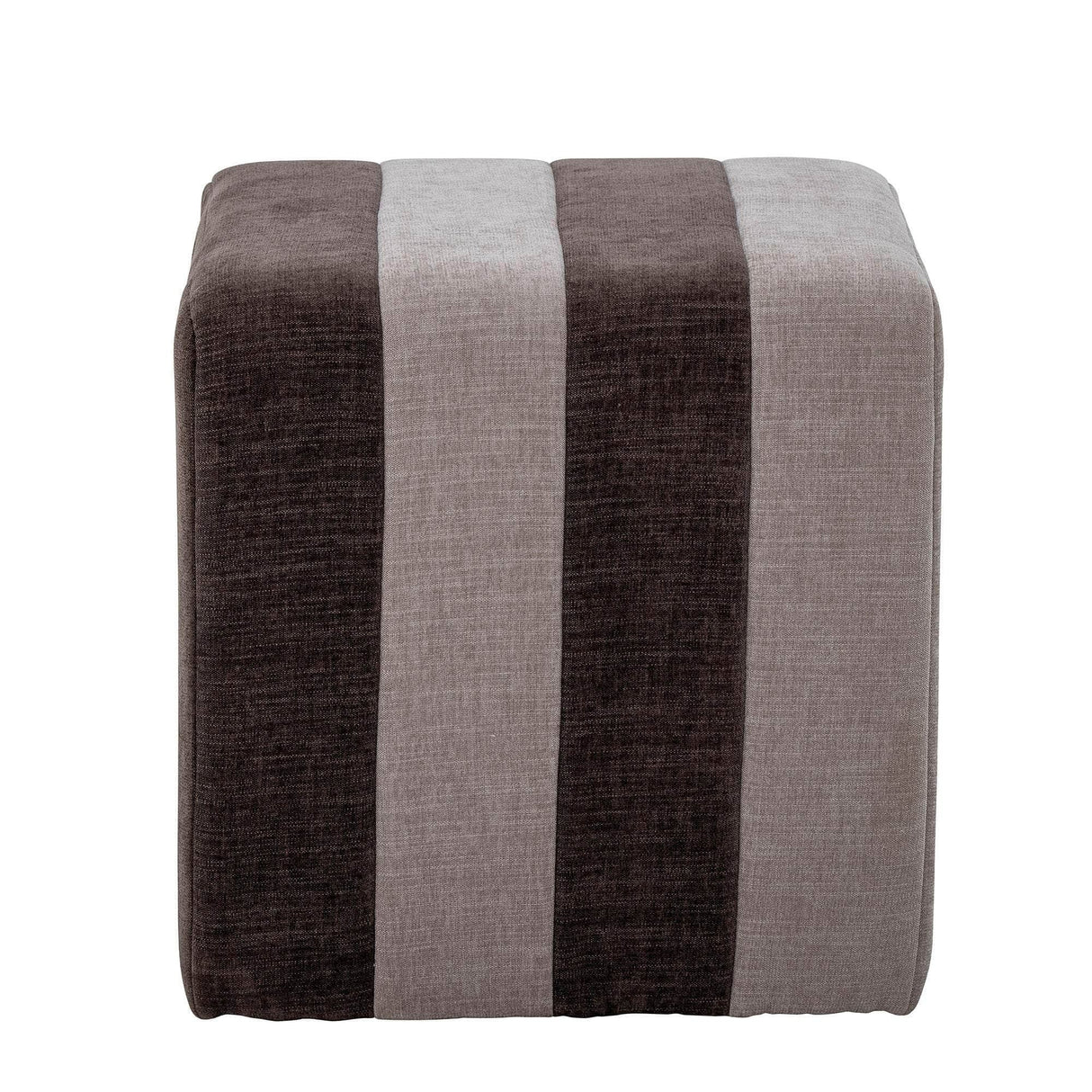 Bloomingville Flint Puf, Brun, Polyester