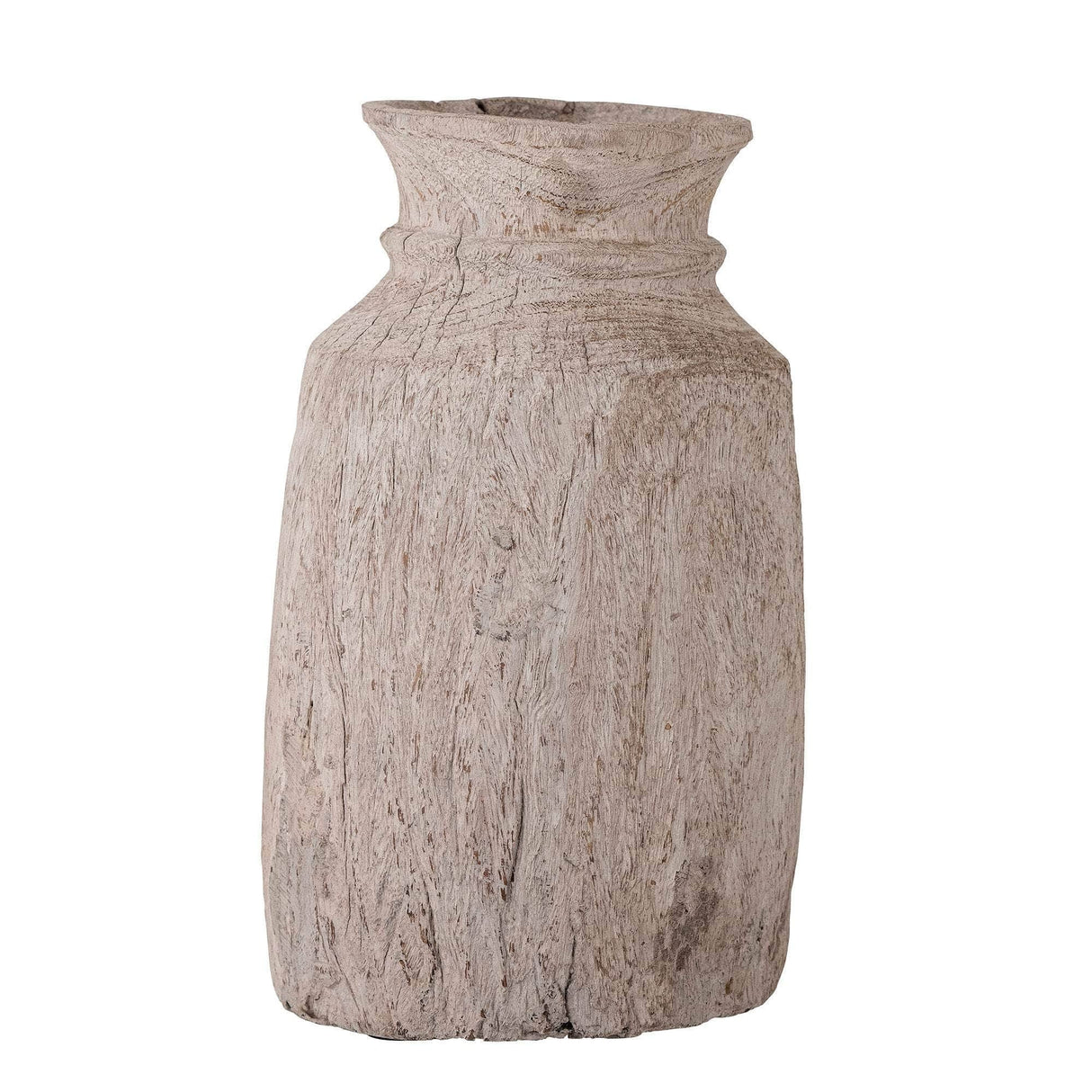 Creative Collection Ifaz Deko Vase, Natur, Genanvendt Træ