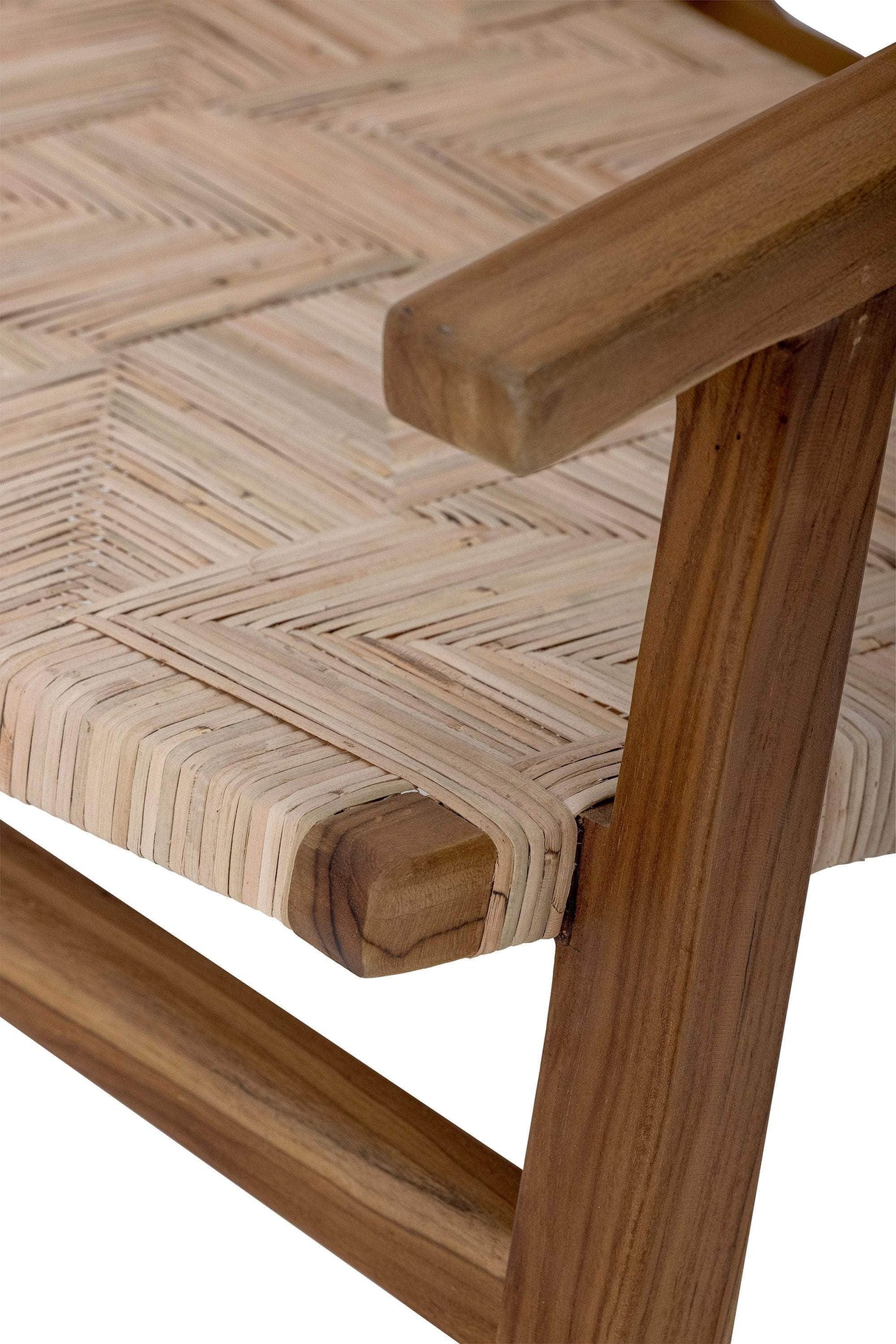 Creative Collection Mills Lounge Stol, Brun, Rattan