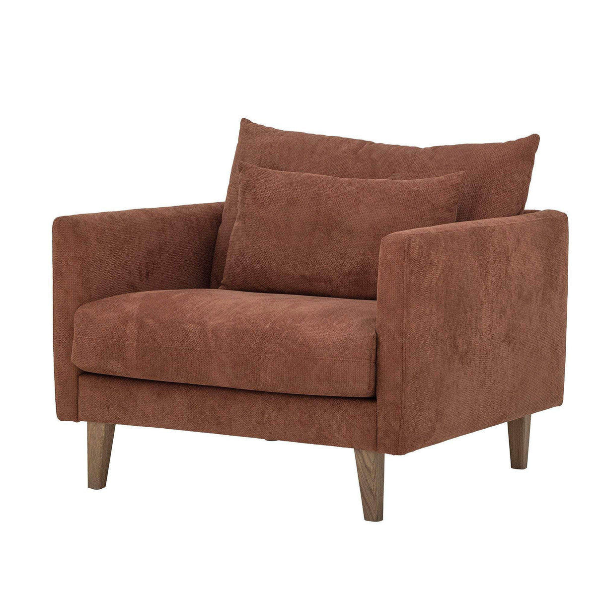 Creative Collection Thess Lounge Stol, Brun, FSC® Mix, Regain Poly