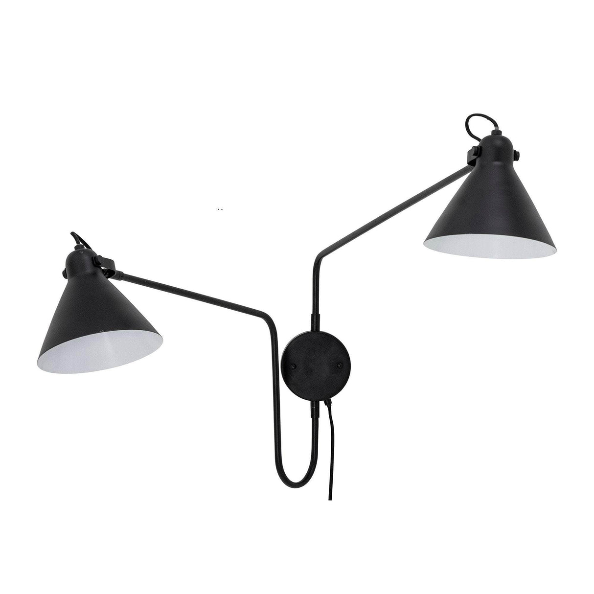 Bloomingville Felicity Væglampe, Sort, Metal