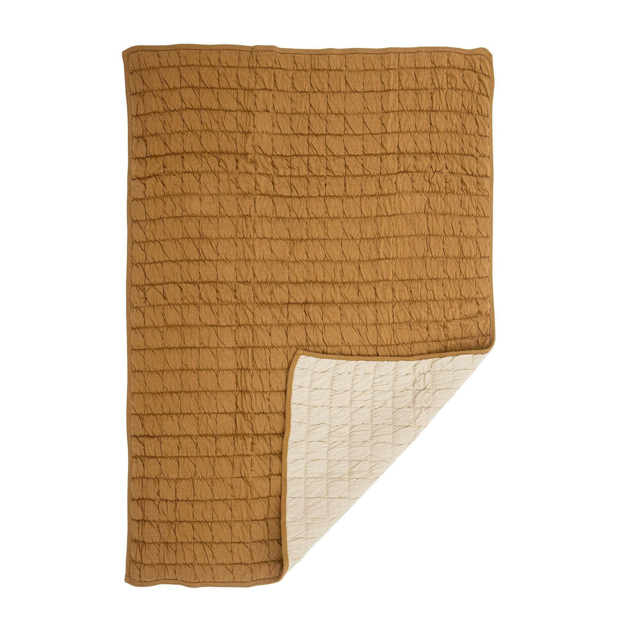 Bloomingville MINI Baille Tæppe, Brun, Bomuld OEKO-TEX®
