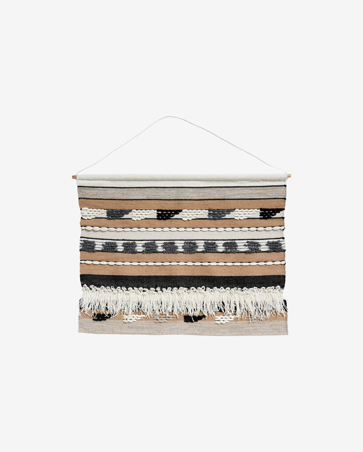 Nordal Wall decoration, beige/off white/petrol