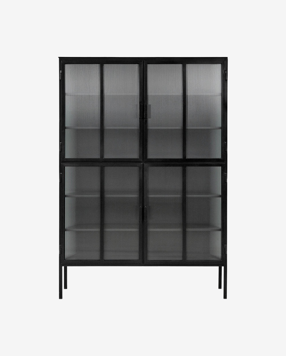 Nordal GROOVY black cabinet, 4 doors