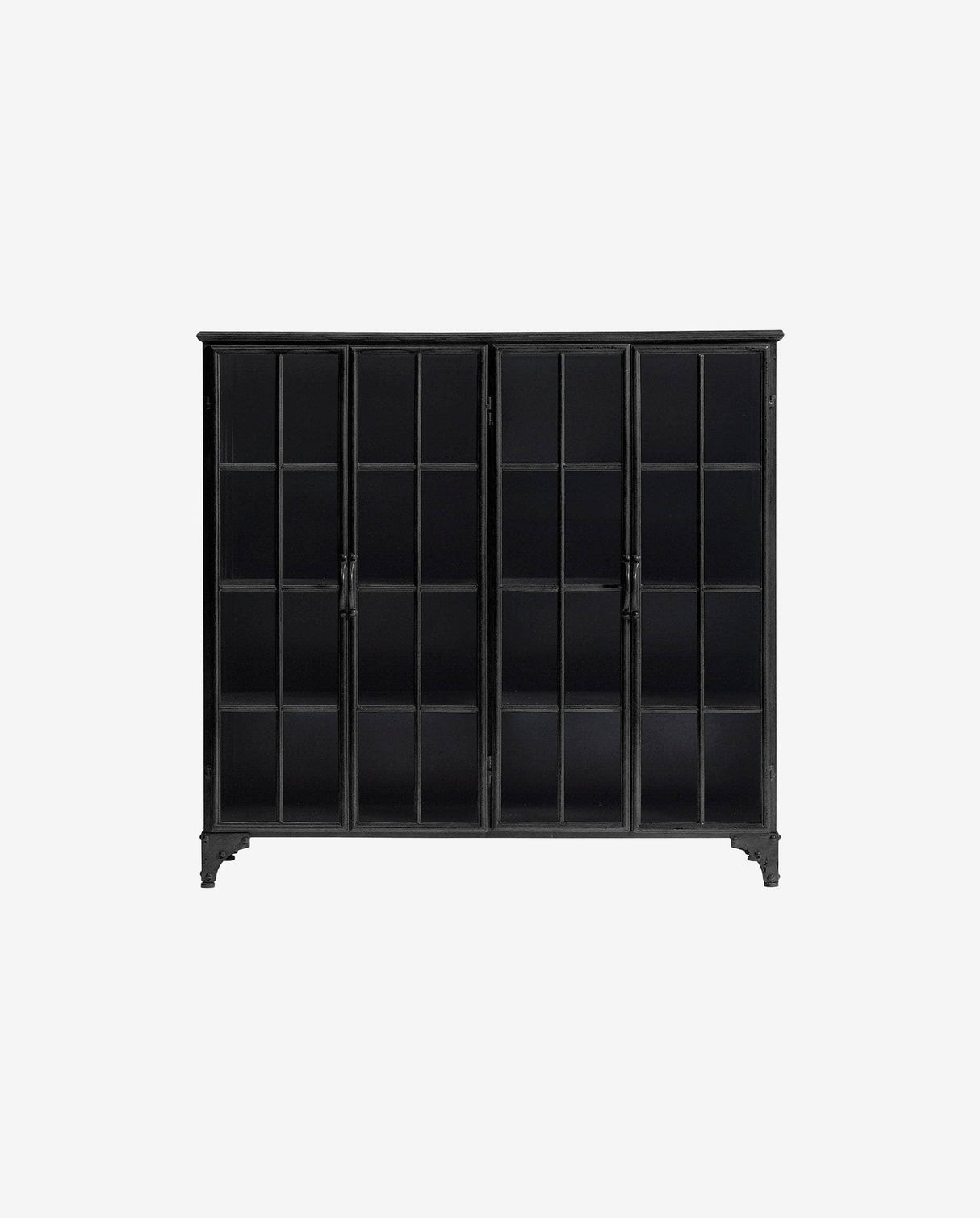 Nordal DOWNTOWN cabinet, 4 doors, black